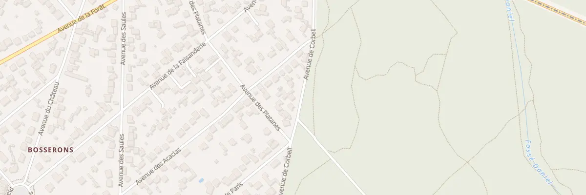 Plan du 46 Av de Corbeil à Brunoy