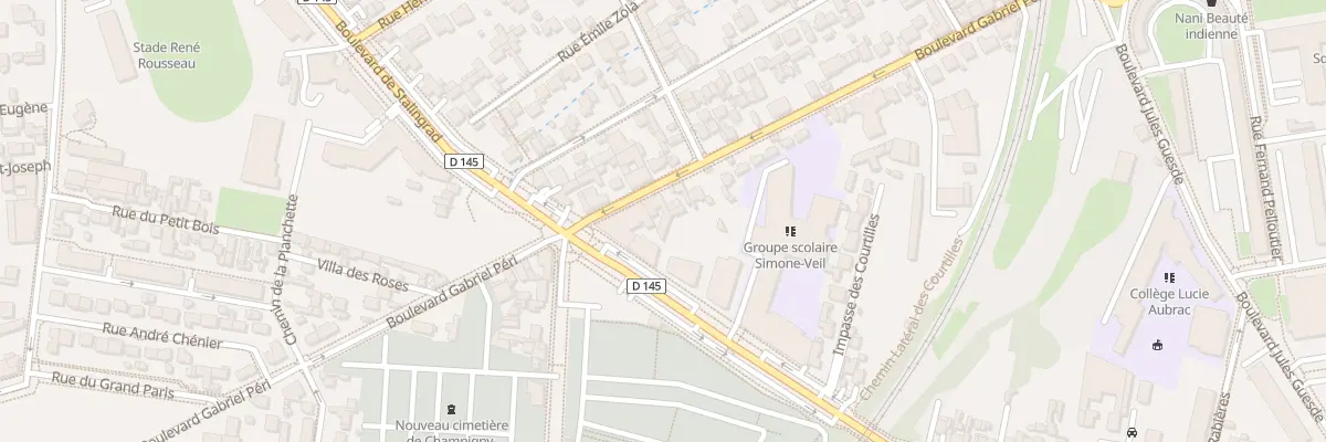 Plan du 67 Bd Gabriel Péri à Champigny-sur-Marne