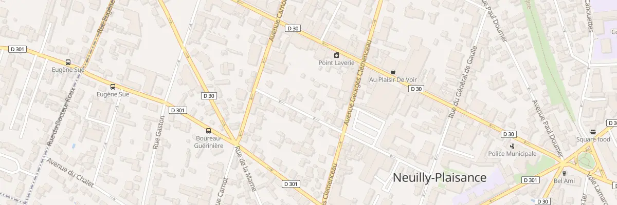 Plan du 7 Rue P Vaillant Couturier à Neuilly-Plaisance