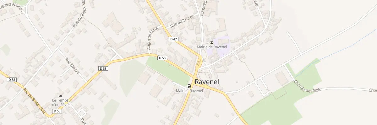 Plan du 2 Rue du Petit Bail à Ravenel