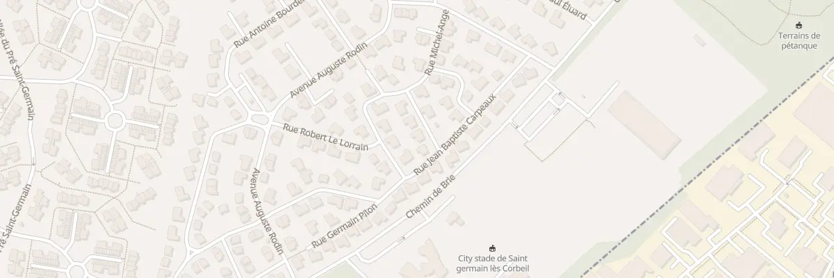 Plan du 6 Rue François Girardon à Saint-Germain-lès-Corbeil