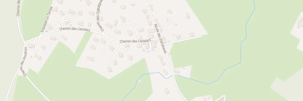 Plan du 2B Che des Cerisiers à Saint-Amans-Soult