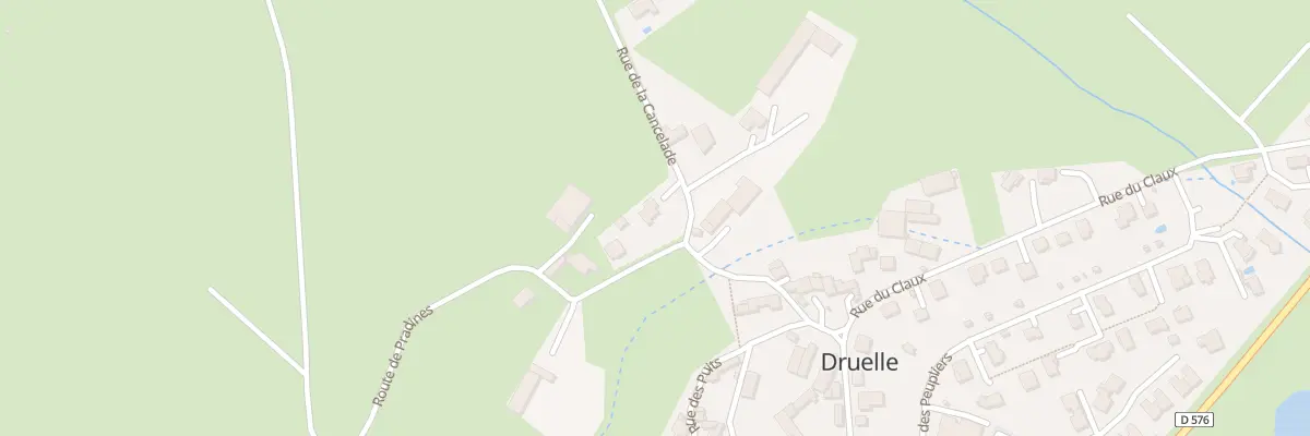Plan du 3 Rue de la Cancelade à Druelle Balsac