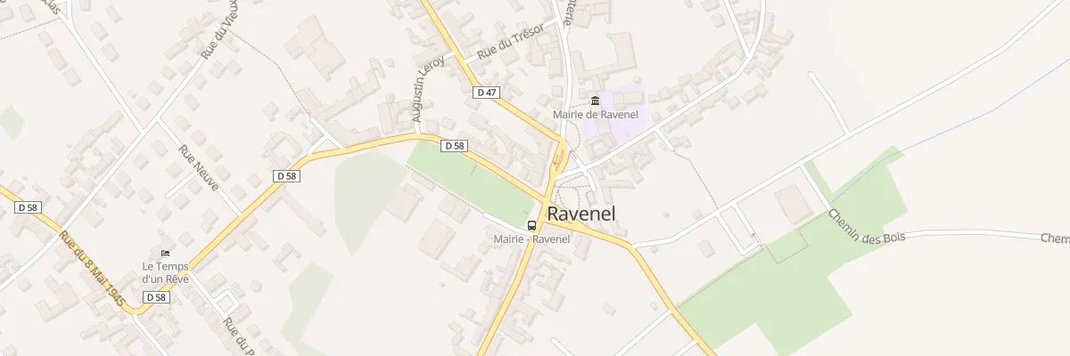 Plan du 1 Rue du Château à Ravenel