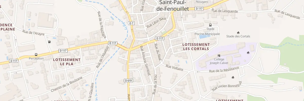 Plan du 7 Rue de la Fou à Saint-Paul-de-Fenouillet