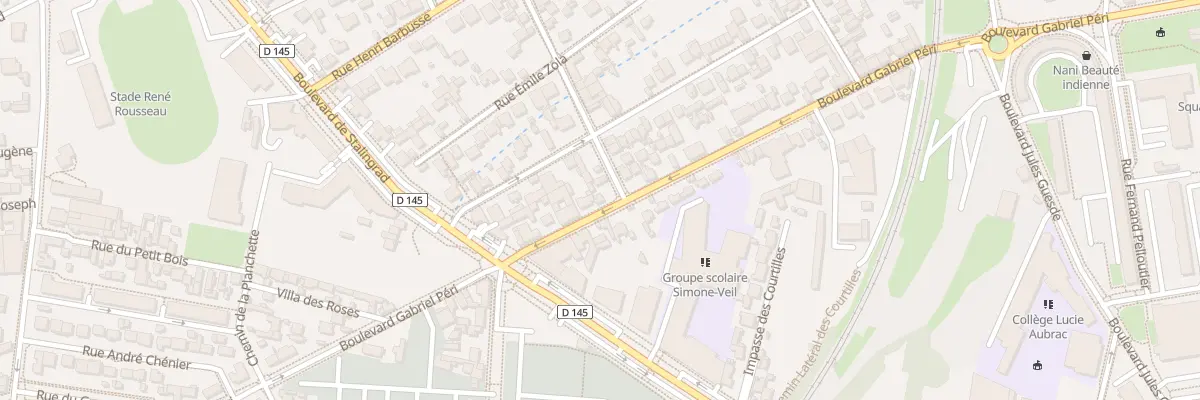 Plan du 66 Bd Gabriel Péri à Champigny-sur-Marne