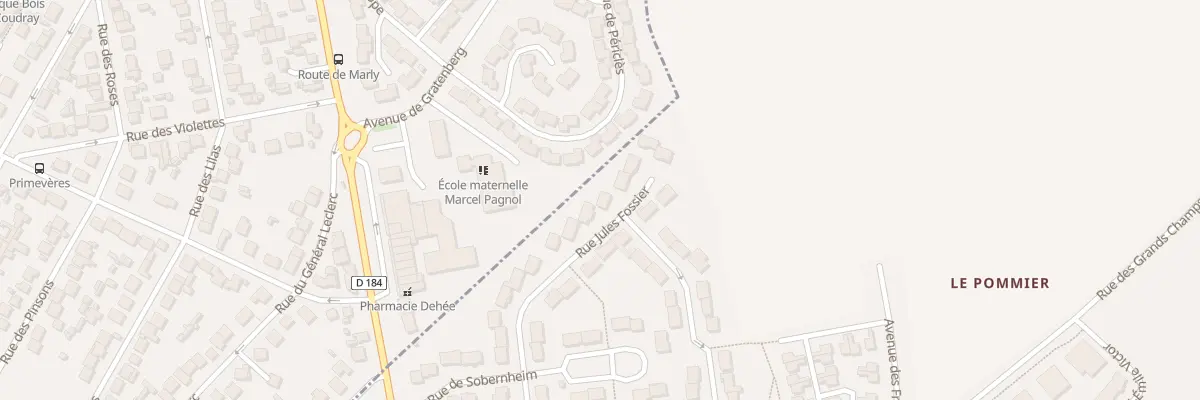 Plan du 66 Rue Jules Fossier à Louvres