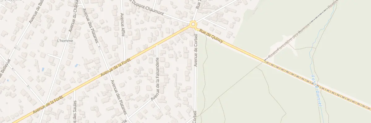 Plan du 10 Av de Corbeil à Brunoy