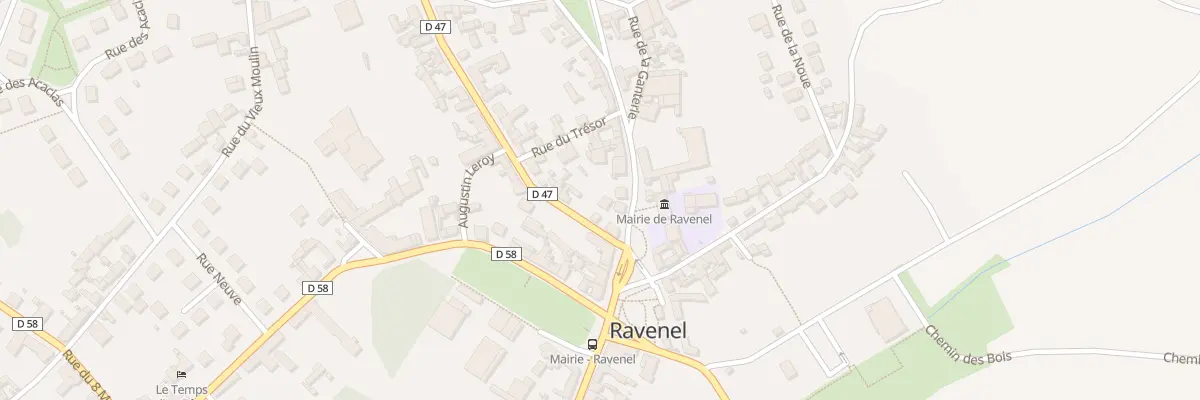 Plan du 6 Rue du Petit Bail à Ravenel