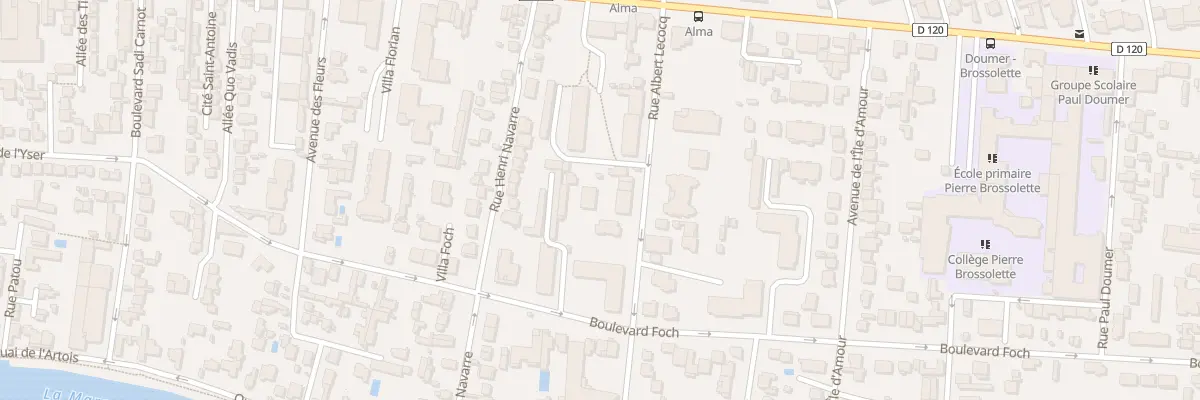 Plan du 14 Rue Albert Lecocq au Perreux-sur-Marne
