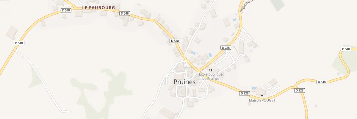 Plan du 5179 Pruines à Pruines