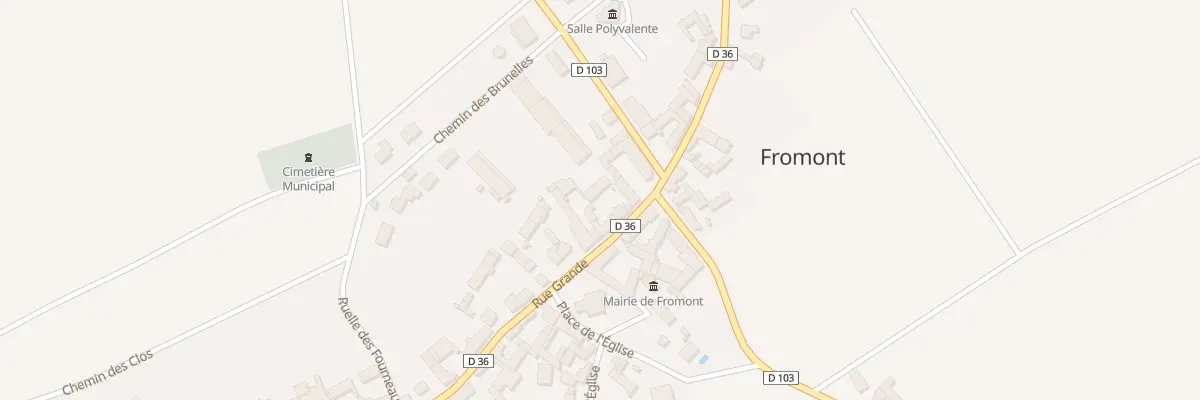 Plan du 6 Rue Grande à Fromont