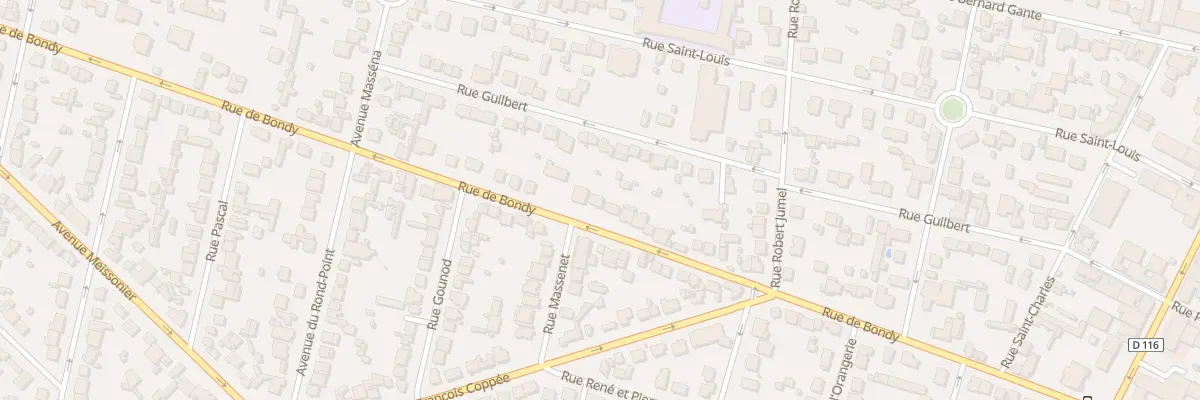 Plan du 62 Rue de Bondy à Villemomble