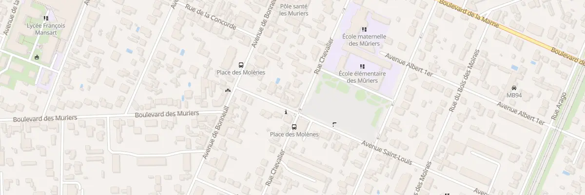 Plan du 20 Rue Chevalier à Saint-Maur-des-Fossés