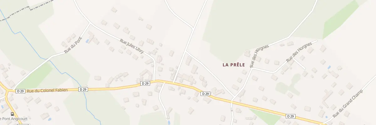 Plan du 4 Rue de l’Eau Fontaine à Angicourt