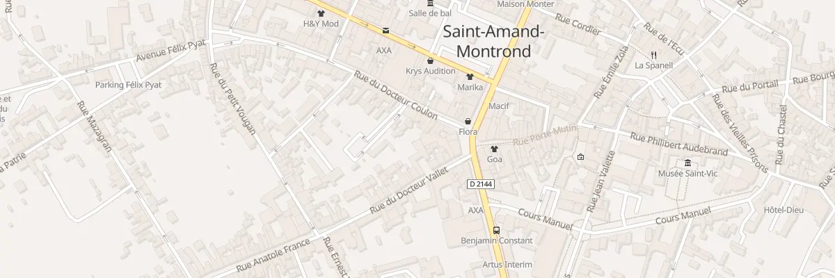 Plan du 7A Rue du Doc Coulon à Saint-Amand-Montrond