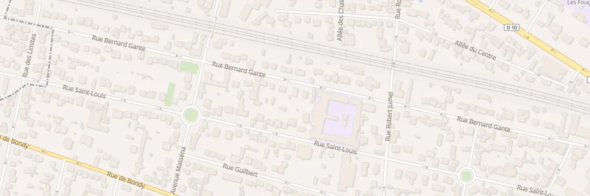 Plan du 77 Rue Bernard Gante à Villemomble
