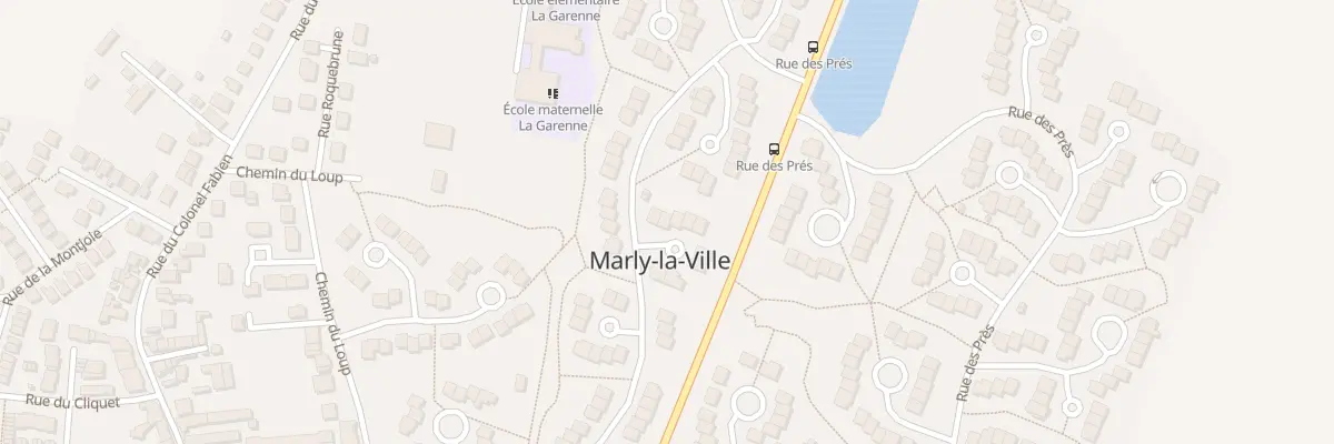 Plan du 3 Rue Hameau de Bertin à Marly-la-Ville