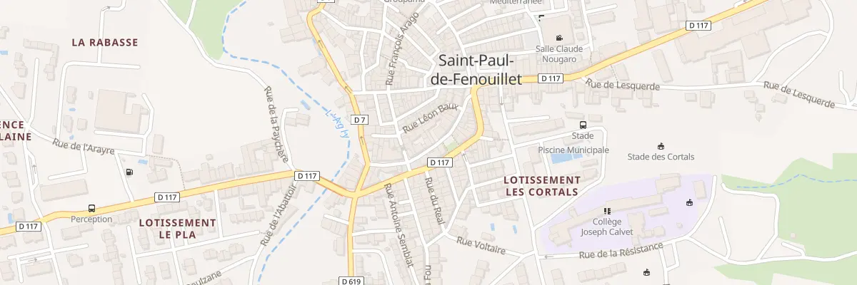 Plan du 13 Rue du Théâtre à Saint-Paul-de-Fenouillet