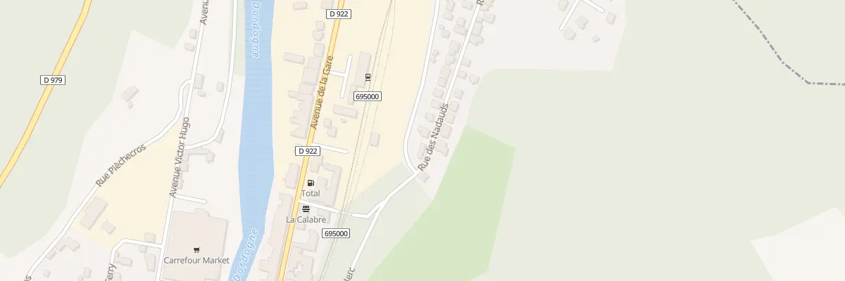 Plan du 195 Rue des Nadauds à Bort-les-Orgues