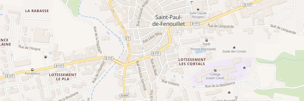 Plan du 12 Rue du Théâtre à Saint-Paul-de-Fenouillet
