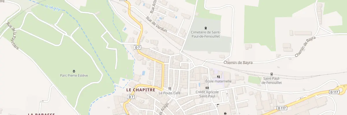 Plan du 24 Rue Doc Alfred Rives à Saint-Paul-de-Fenouillet