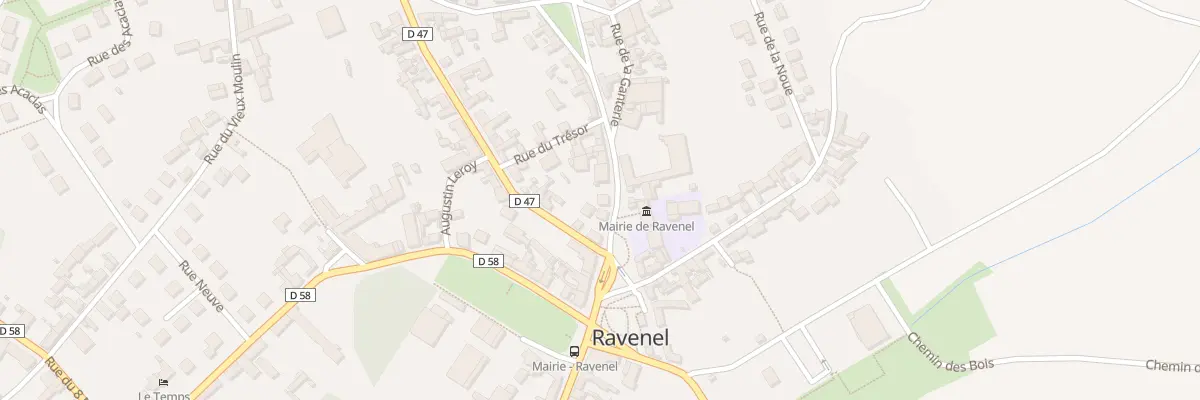 Plan du 8B Rue du Petit Bail à Ravenel