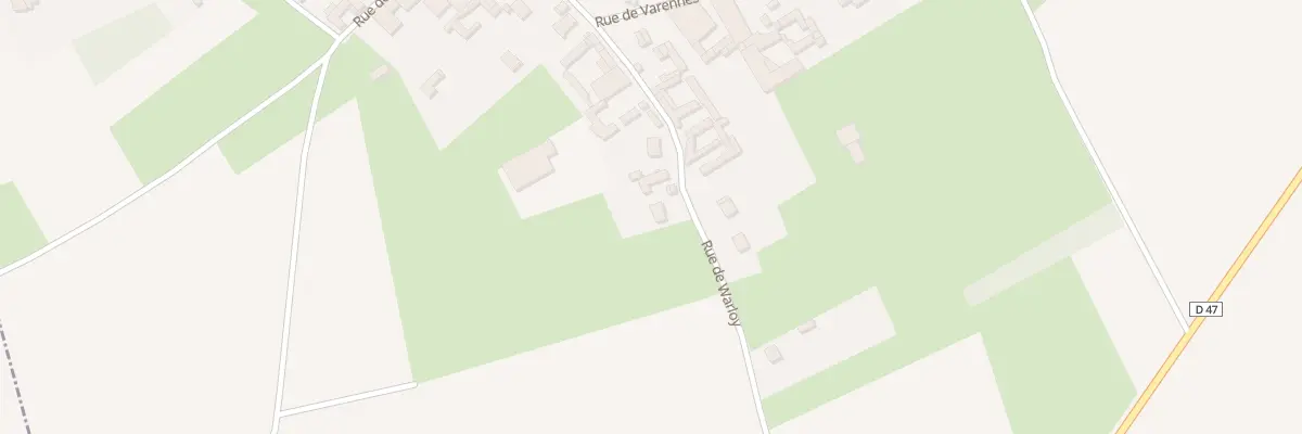 Plan du 10 Rue de Warloy à Harponville