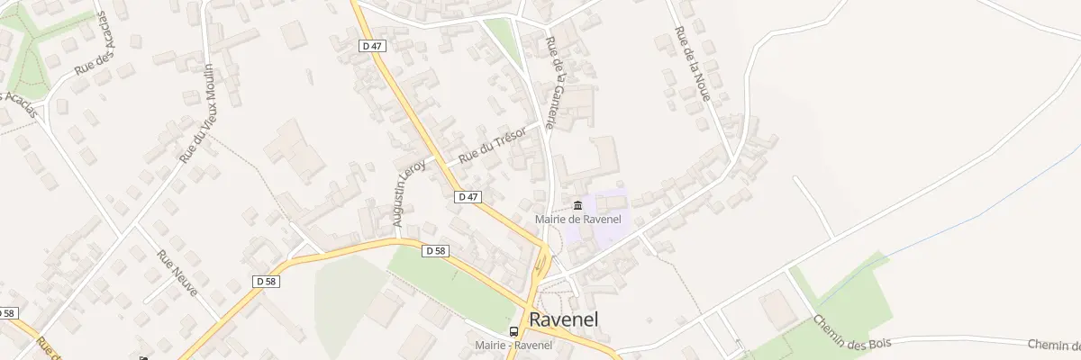 Plan du 10 Rue du Petit Bail à Ravenel