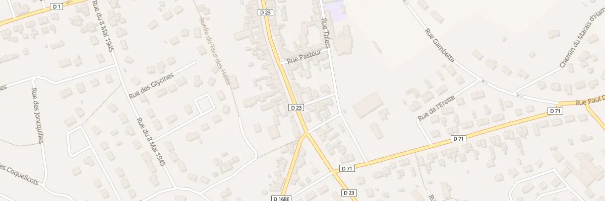 Plan du 49 Rue Aristide Briand à Fouilloy