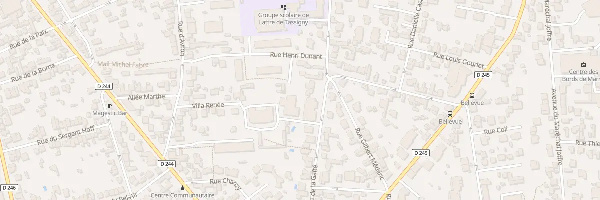Plan du 27 Rue de la Gaîté au Perreux-sur-Marne