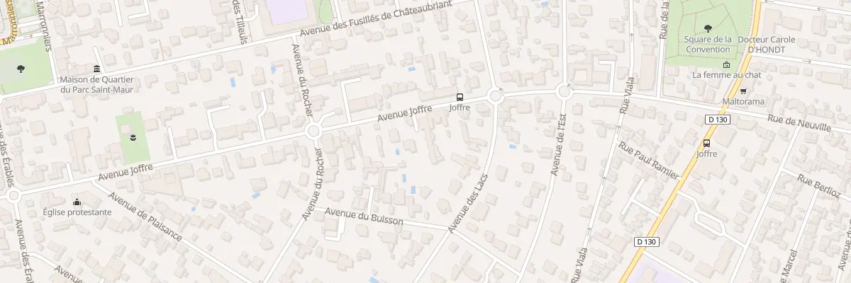 Plan du 74 Av Joffre à Saint-Maur-des-Fossés
