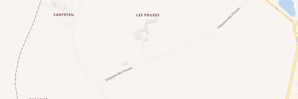 Plan du 5142 Les Pouzes à Calmont