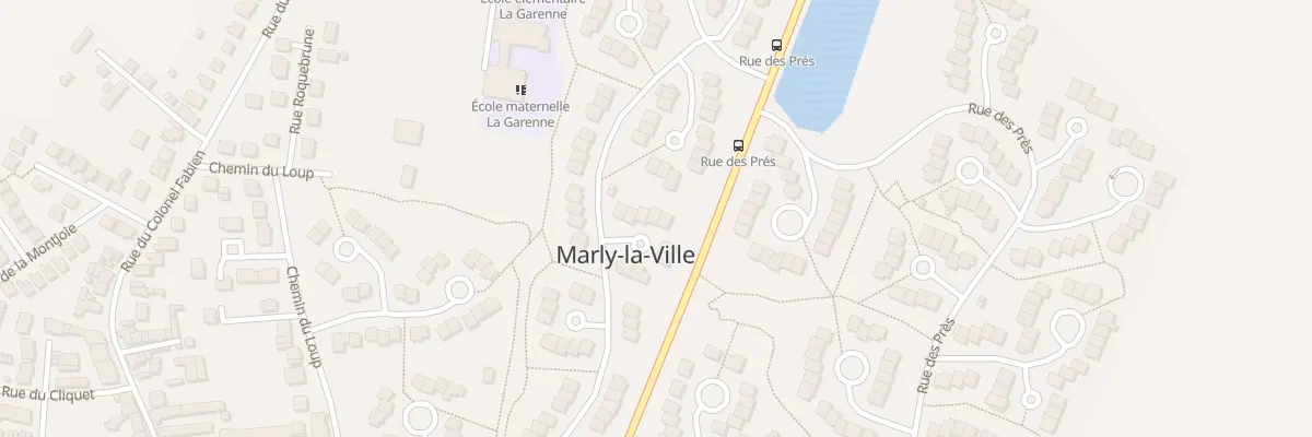Plan du 7 Rue Hameau de Bertin à Marly-la-Ville
