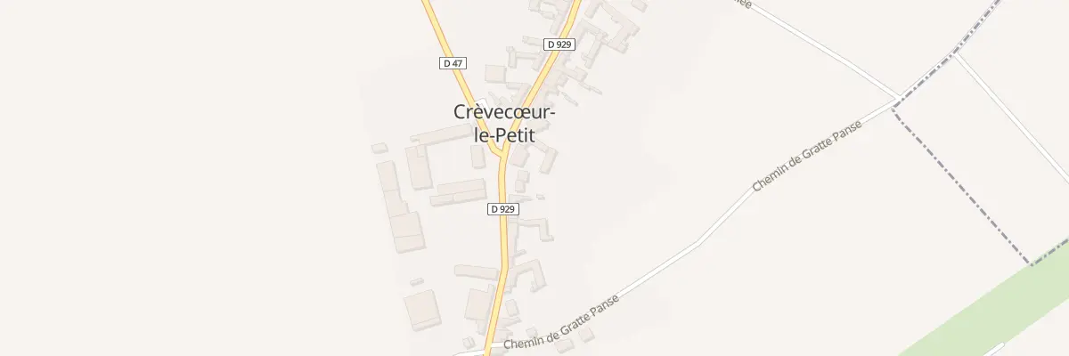 Plan du 13B Gr Grande Rue à Crèvecœur-le-Petit