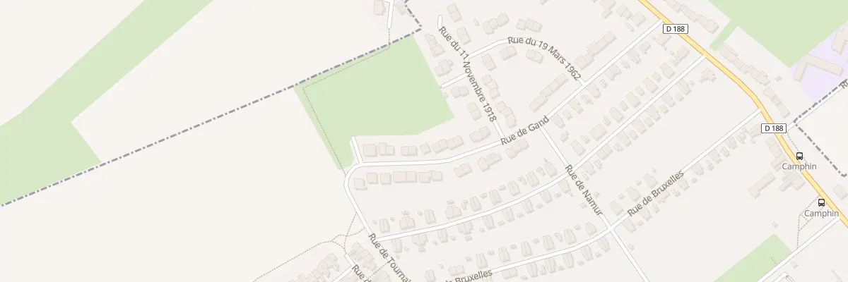 Plan du 33 Rue de Gand à Marles-les-Mines