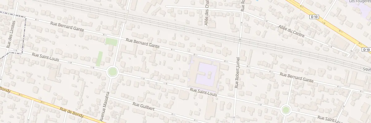 Plan du 75 Rue Bernard Gante à Villemomble