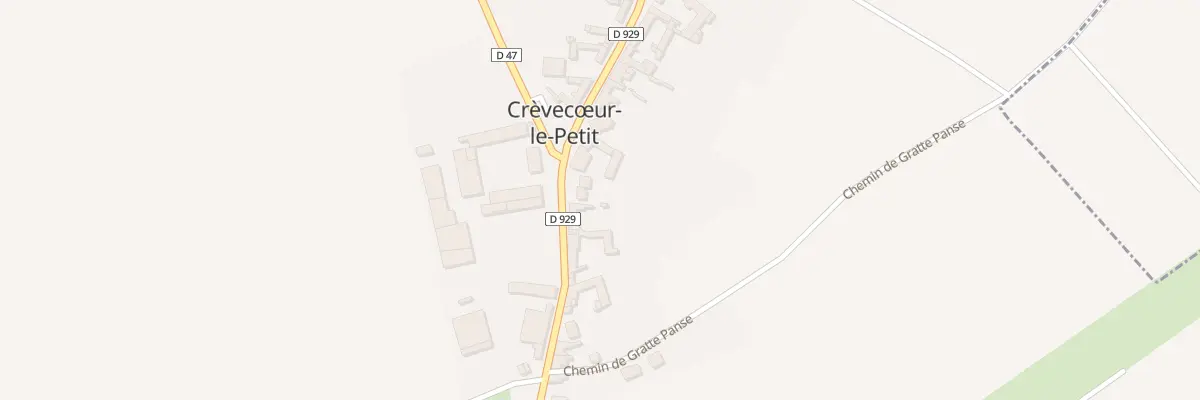 Plan du 13T Gr Grande Rue à Crèvecœur-le-Petit