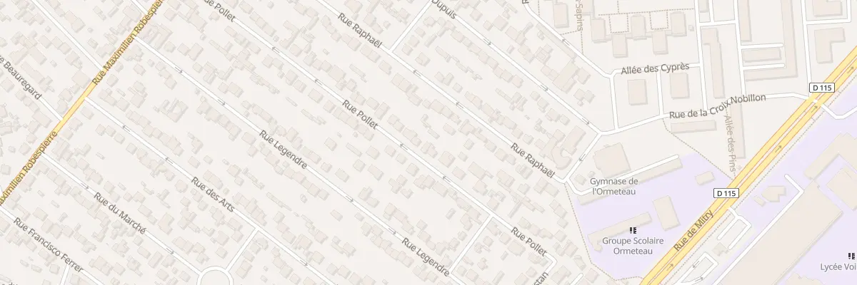 Plan du 41 Rue Pollet à Aulnay-sous-Bois