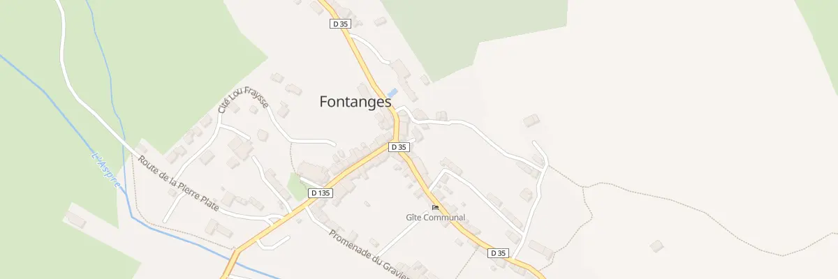 Plan du 5066 Le Bourg à Fontanges