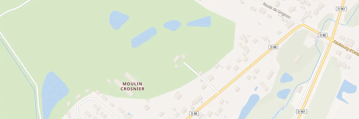 Plan du 5144 Fg d’Orléans à Lorris
