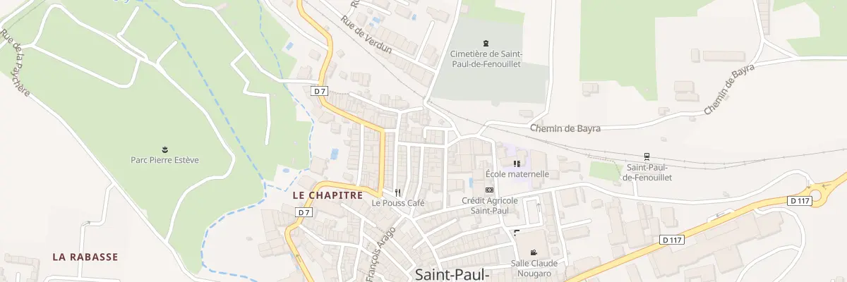 Plan du 9 Rue François Calvet à Saint-Paul-de-Fenouillet