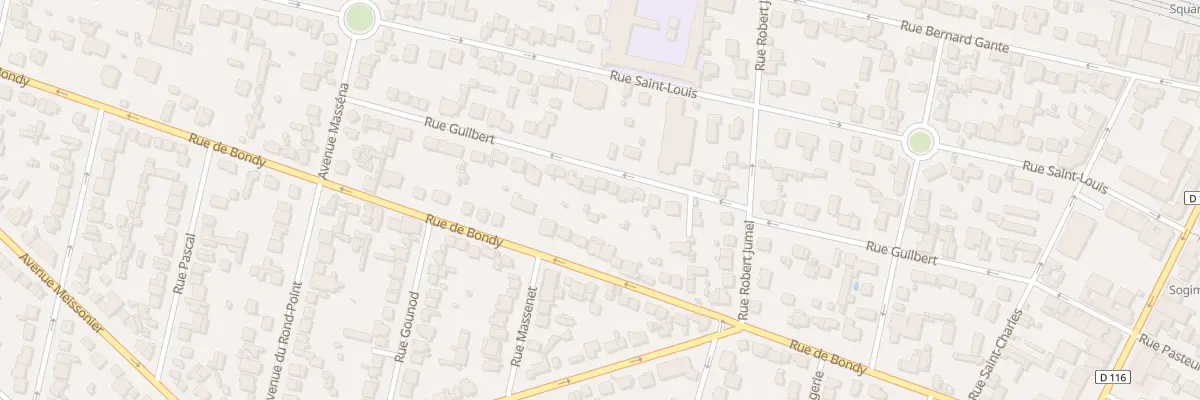 Plan du 43 Rue Guilbert à Villemomble
