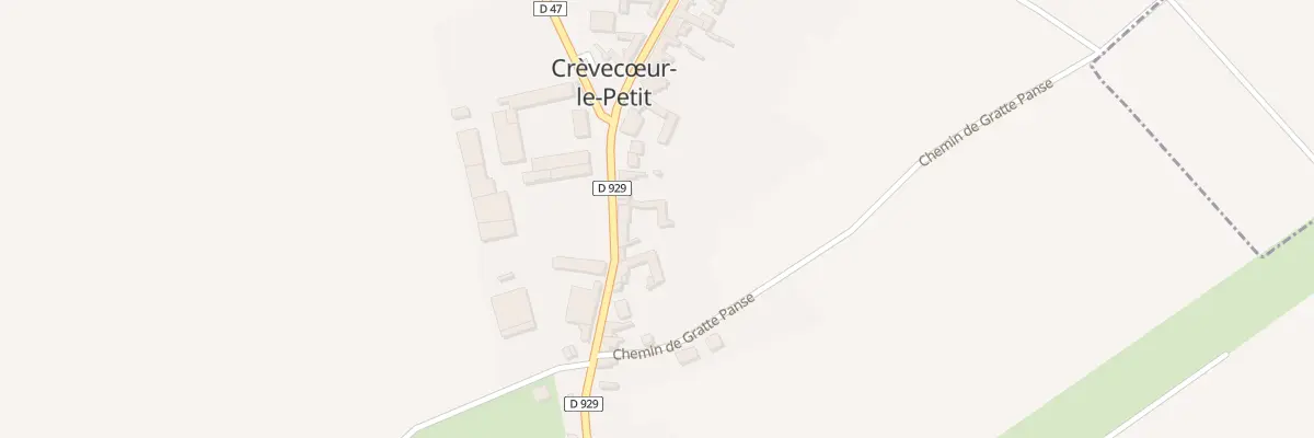 Plan du 17 Gr Grande Rue à Crèvecœur-le-Petit