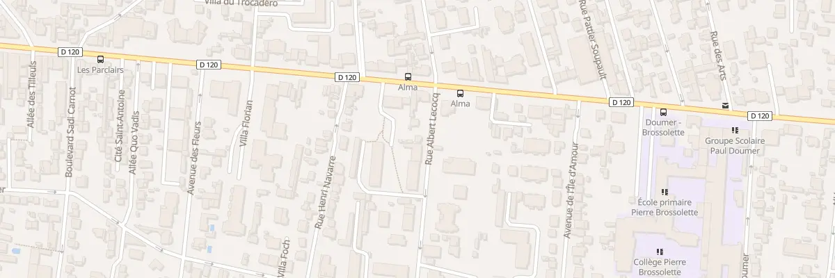 Plan du 4B Rue Albert Lecocq au Perreux-sur-Marne