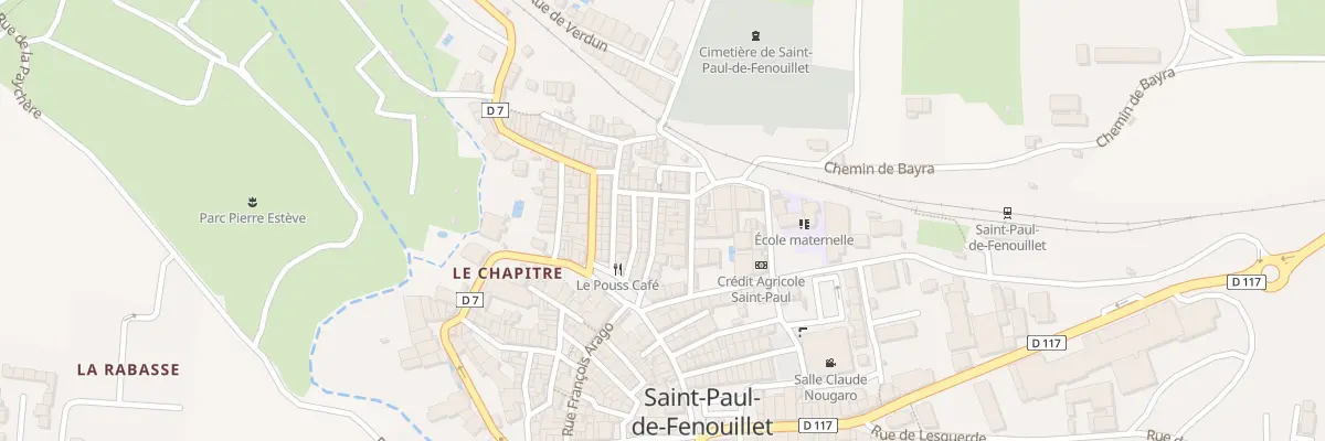 Plan du 22 Rue Foy à Saint-Paul-de-Fenouillet