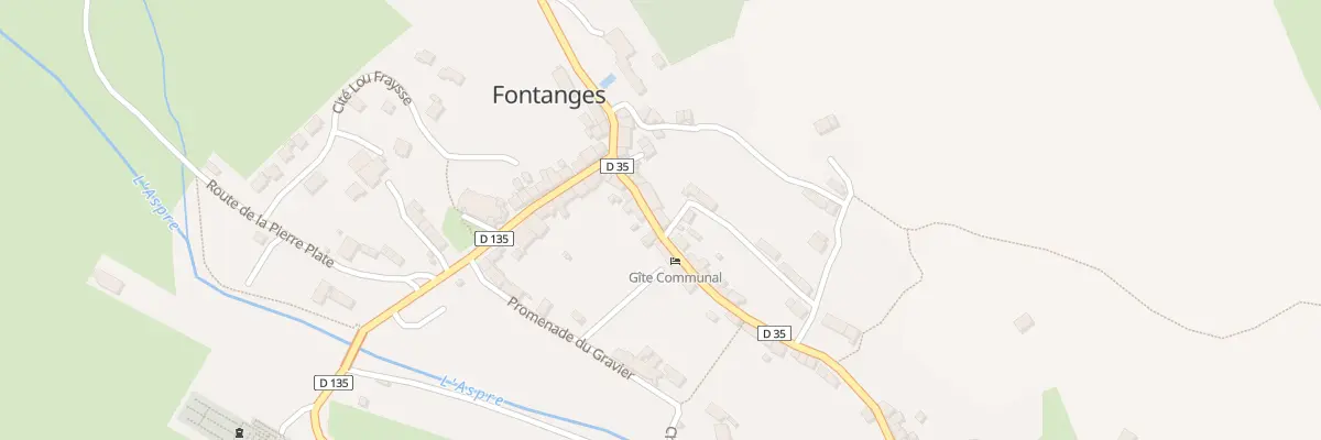 Plan du 5074 Le Bourg à Fontanges