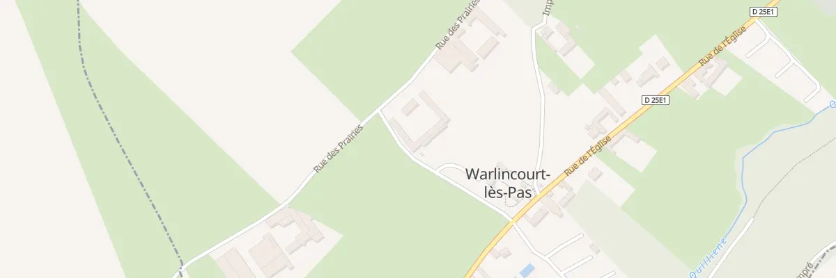 Plan du 6 Rue de Givenchy à Warlincourt-lès-Pas