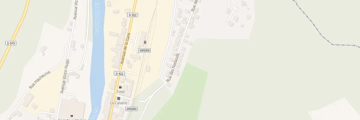 Plan du 224 Rue des Nadauds à Bort-les-Orgues