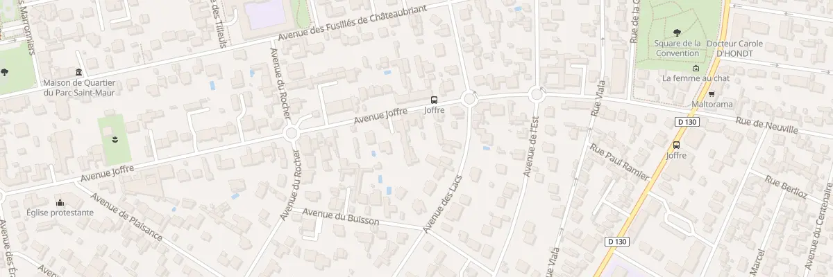 Plan du 76 Av Joffre à Saint-Maur-des-Fossés